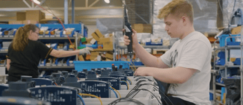 Fibox Tested Systems employees at work