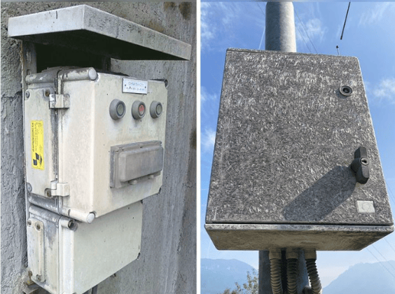 GRP-vs-Fibox-EK-after-outdoor-exposure-1