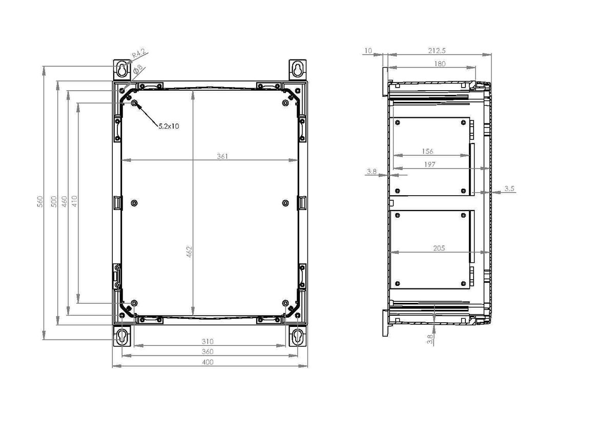 8121091N_FIBOX Arca IEC 504021ST