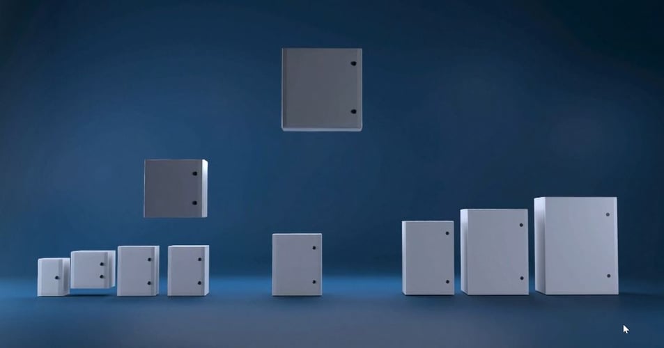 featured image for post: Arca iec - the future of wall mounted cabinets - 3 new square sizes available now