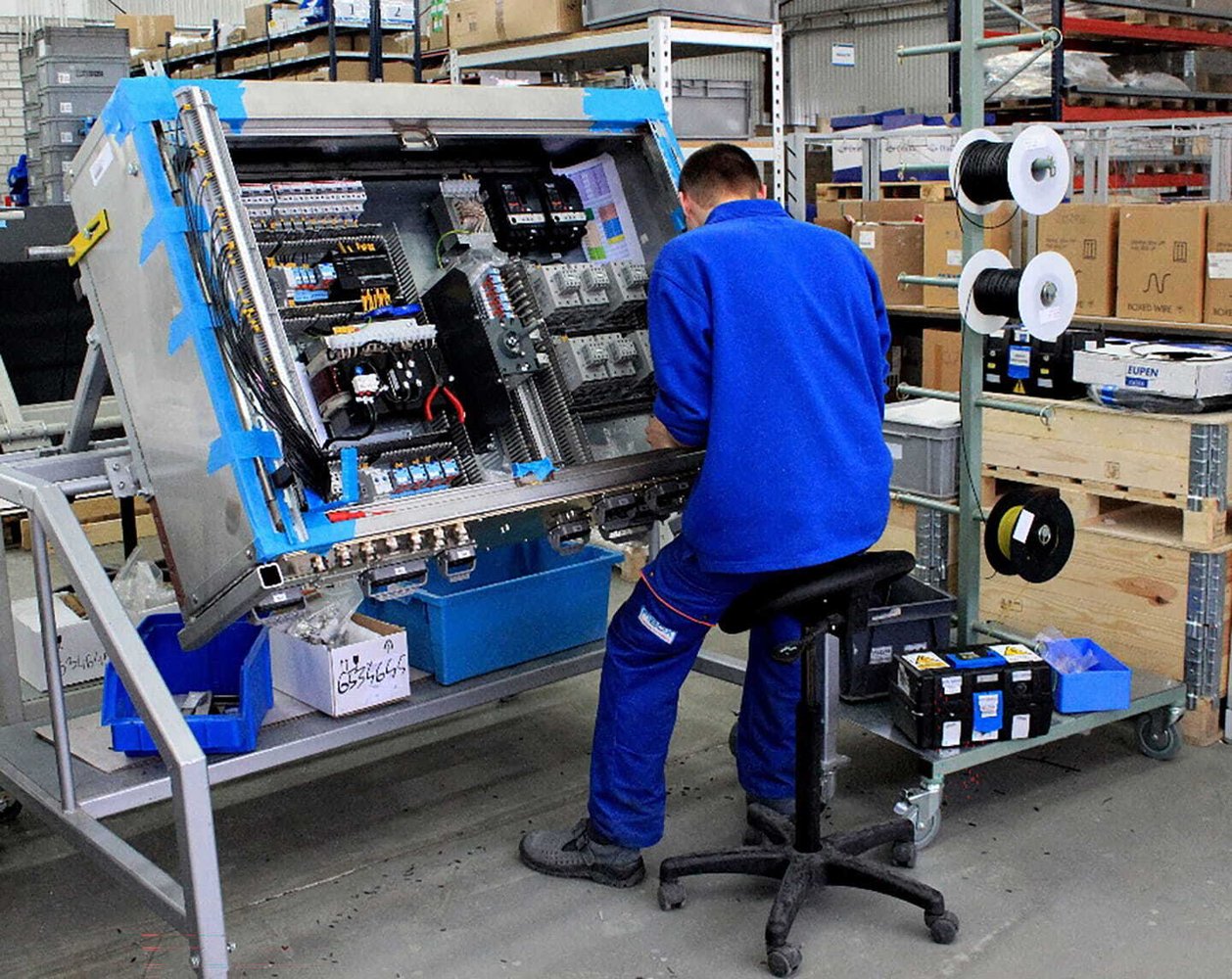 Control panel Assebly Fibox Tested Systems