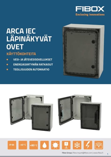 featured image for post: ARCA IEC Läpinäkyvät ovet