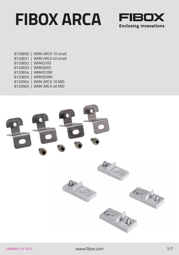featured image for post: ARCA WMK -seinäasennussarja