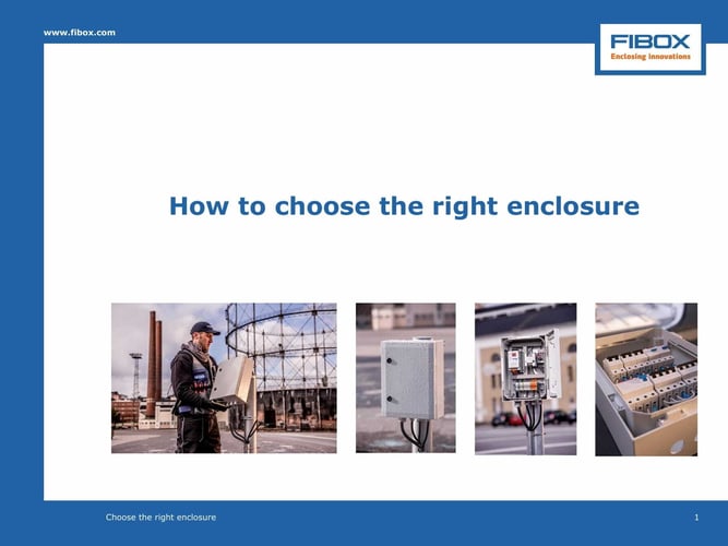 featured image for post: How to choose the right enclosure to do the job (Eng)