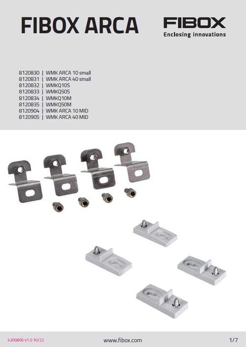 featured image for post: Monteringsanvisning för ARCA IEC väggfäste
