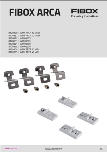 featured image for post: ARCA WMK wall mounting kit