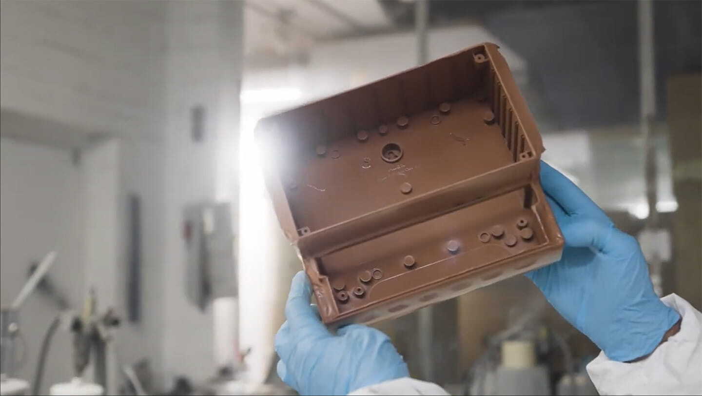 Fibox customisation services include coating and coloring of enclosures