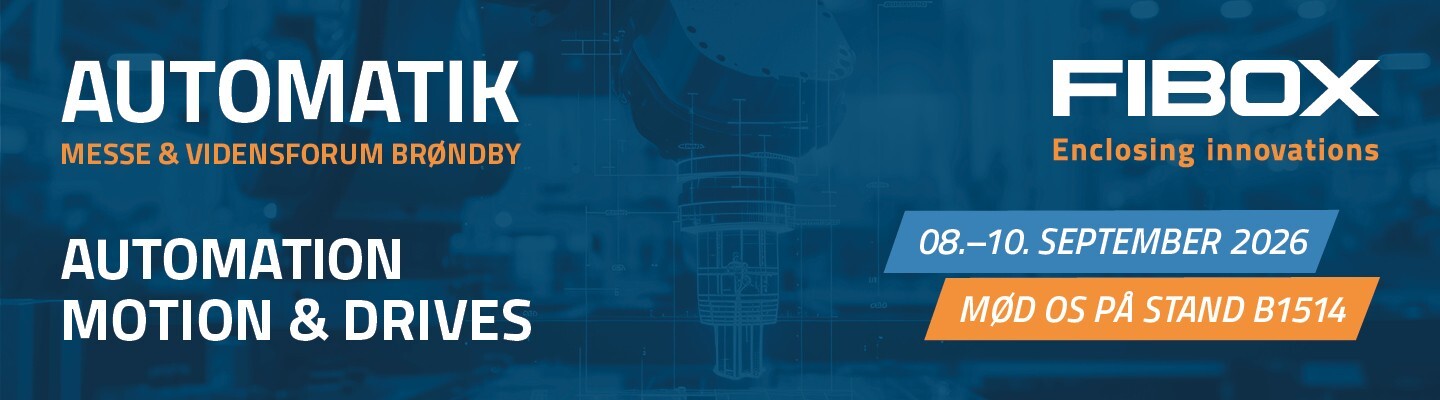 Fibox på Automatik-messen 2026 - stand B1514