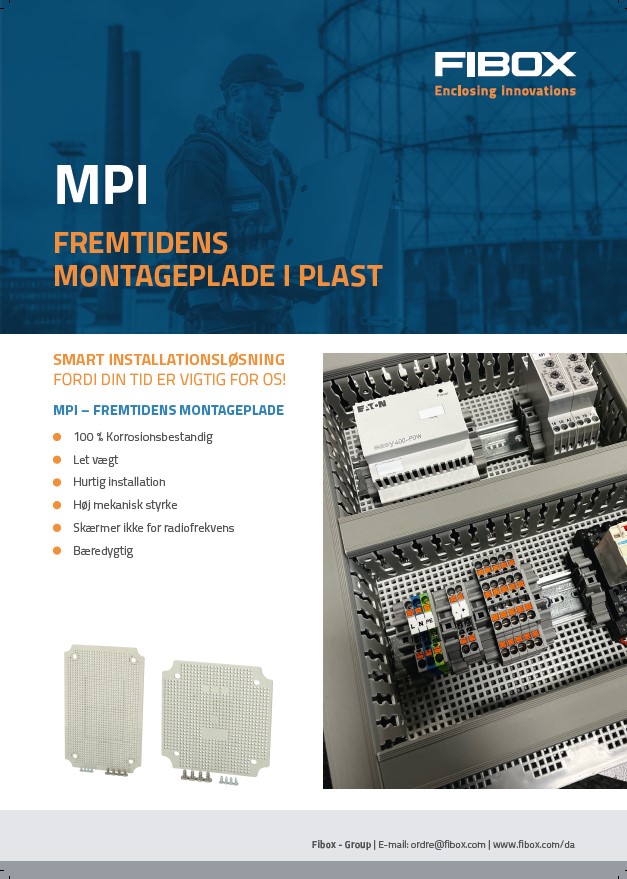 Fibox MPI - Multiperforerede montageplader