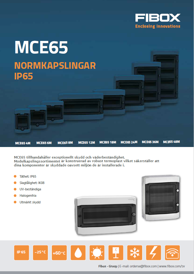 MCE65 - Normkapslingar