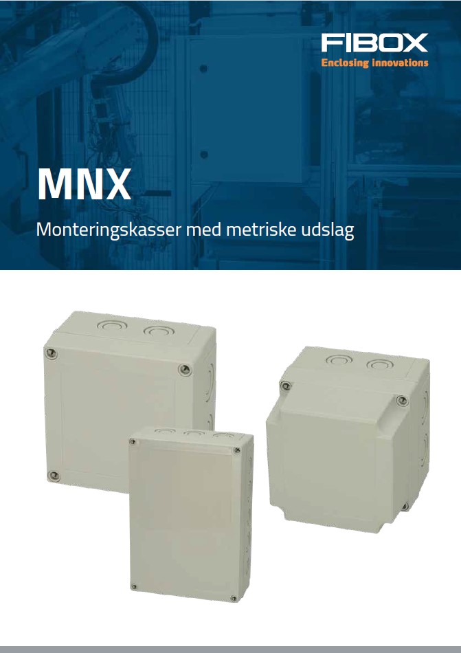 MNX monteringskasser med metriske udslag